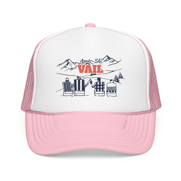 Vail, Colorado Après-ski Trucker Hat — Foam Mesh Cap