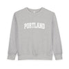 Portland, Oregon Sweatshirt - Portland Toddler Crewneck Sweatshirt
