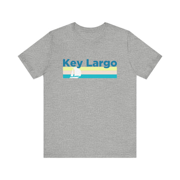 Key Largo, Florida T Shirt - Sailboat Graphic Tee - 0