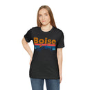 Boise, Idaho Shirt - Mountain Sunset Unisex Boise T-Shirt-47