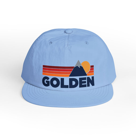 Golden, Colorado Mountain Surf Cap | Retro Light Weight Cap