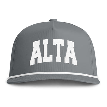 Buy granite Alta, Utah Embroidered Rope Hat - Vintage Sunwashed Rope Cap, Comfort Colors
