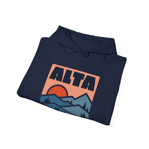 Alta, Utah Hoodie - Unisex Alta Hoodie Graphic Sweatshirt