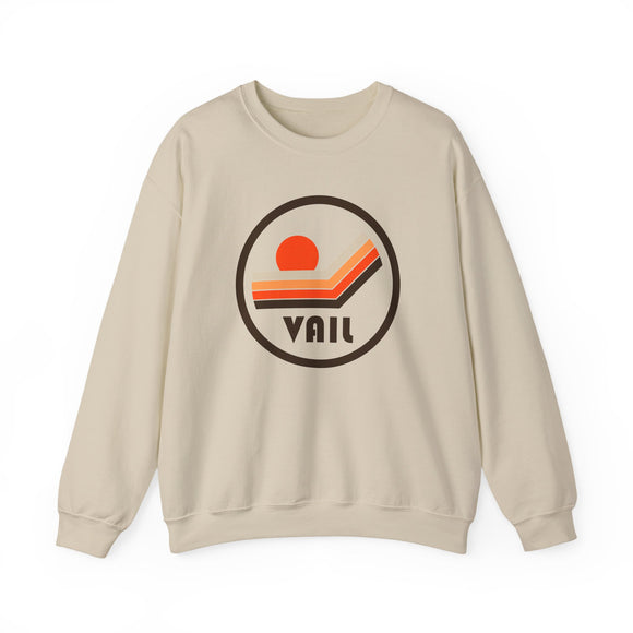 Vail, Colorado Retro Sun Sweatshirt