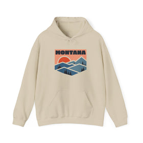 Montana Hoodie - Mountain Unisex Montana Hoodie Graphic Sweatshirt