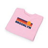 Brooklyn, New York Toddler Sweatshirt - Retro Sun Brooklyn Toddler Crewneck Sweatshirt