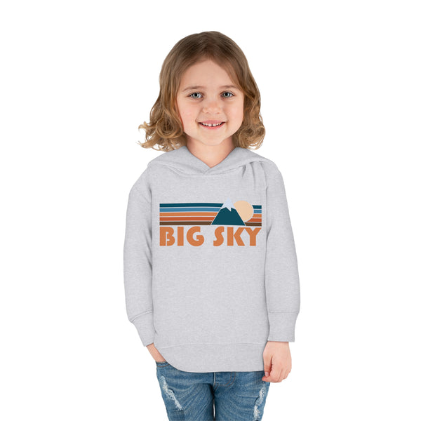 Big Sky, California Toddler Hoodie - Unisex Big Sky Toddler Sweatshirt