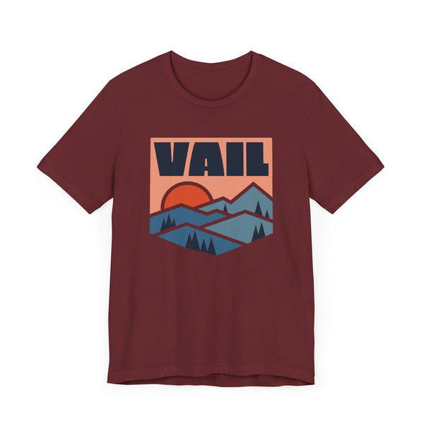 Vail, Colorado T Shirt - Retro Graphic Tee