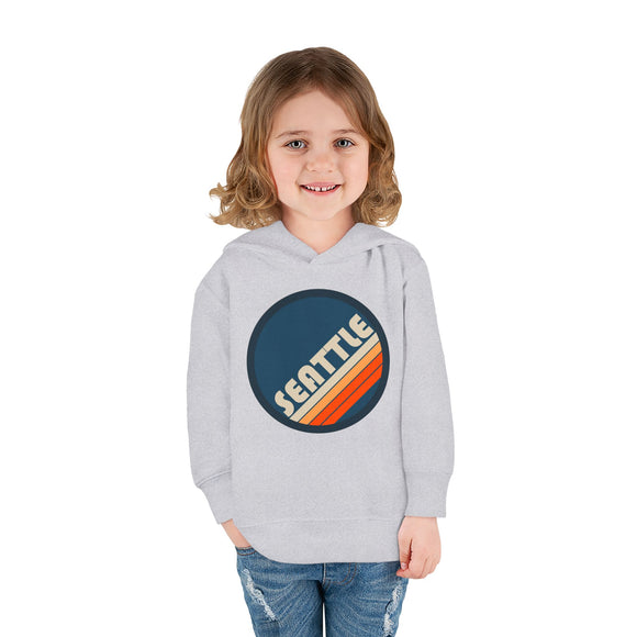 Seattle, Washington Toddler Hoodie - Unisex Seattle Pullover Sweatshirt, Kids Hooded Jumper, Washington Souvenir