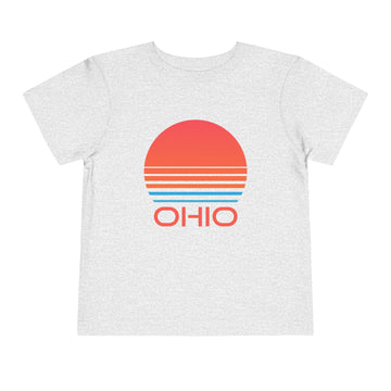 Buy athletic-heather Ohio Toddler T-Shirt - Retro 80s Unisex Toddler Ohio Shirt