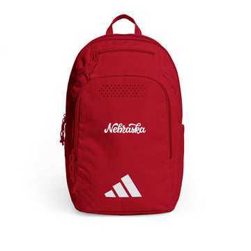 Buy team-power-red-white Nebraska Backpack - Adidas Defender 5 Embroidered Bag