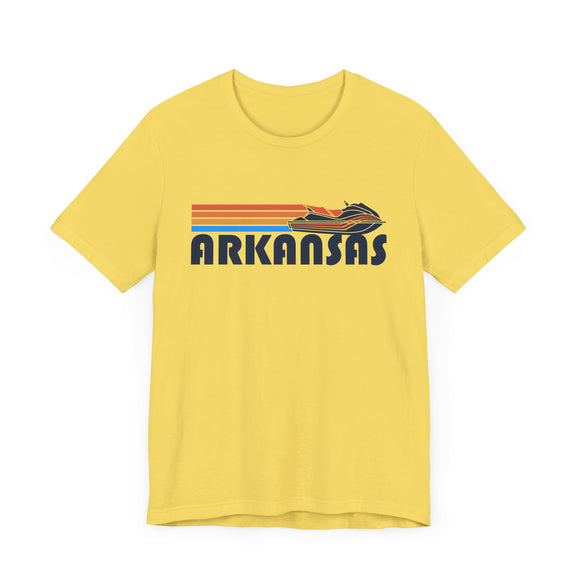 Arkansas T Shirt - Retro Jetski PWC Graphic Arkansas Tee