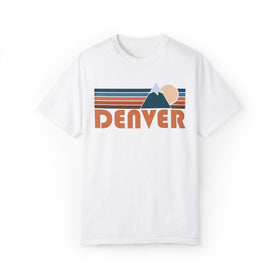 Denver, Colorado Graphic Tee, Comfort Colors Retro Unisex Denver T shirt, Mountain Adventure Shirt