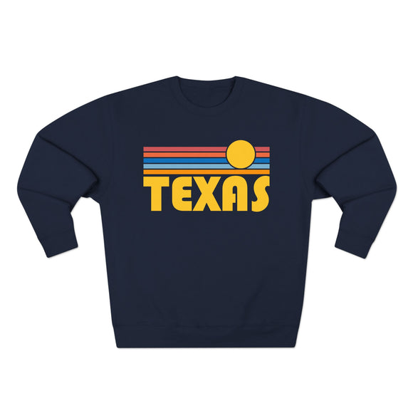 Premium Texas Retro Sun Graphic Sweatshirt