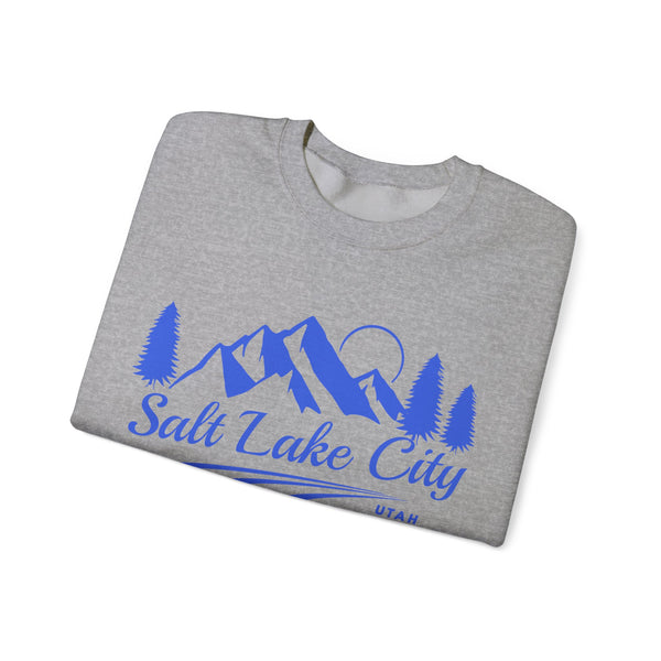Salt Lake City, Utah Sweatshirt - Unisex Mountain Salt Lake City Sweatshirt