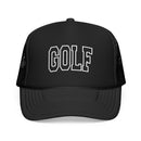 Golf Trucker Hat — Vintage College Foam Mesh Cap-2
