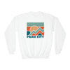 Park City, Utah Youth Sweatshirt - Unisex Kid's Park City Crewneck Sweatshirt