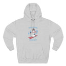 Premium Telluride, Colorado Skiing Snowman Hoodie-2