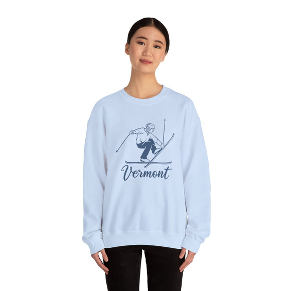 Vermont Sweatshirt - Vintage Skiing Graphic Crewneck