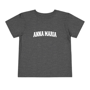 Buy dark-heather-grey Anna Maria Island, Florida Toddler Graphic Tee - Kids Anna Maria Island Vacation T-Shirt