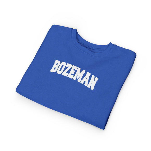 Bozeman, Montana Toddler Sweatshirt - Bozeman Toddler Crewneck Sweatshirt