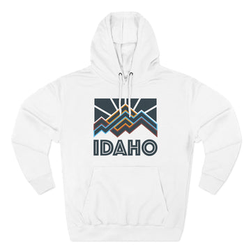 Idaho Hoodie - Retro Mountain Unisex Sweatshirt - 0