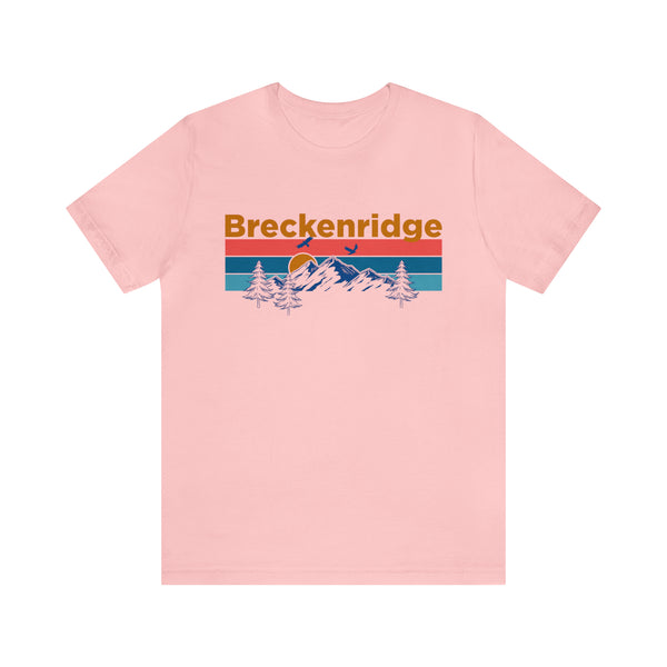 Breckenridge, Colorado Shirt - Mountain Sunset Unisex Breckenridge T-Shirt