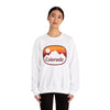 Colorado Sweatshirt - Unisex Retro Ombre Colorado Crewneck Sweatshirt