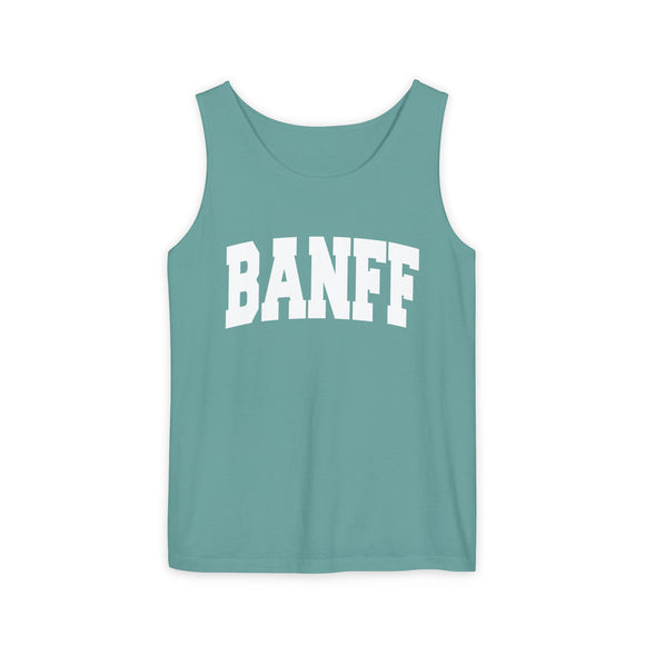 Banff, Canada Tank Top Unisex | Comfort Colors - 100% Cotton