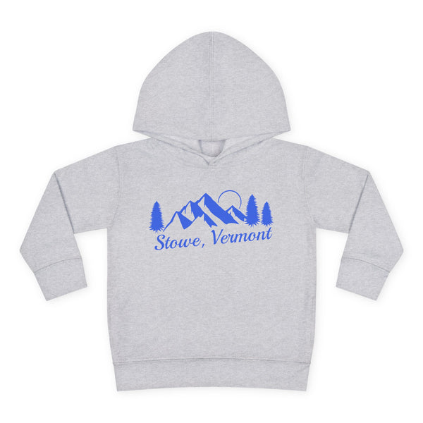 Stowe, Vermont Toddler Hoodie - Unisex Mountain Stowe Pullover Sweatshirt, Kids Hooded Jumper, Vermont Souvenir