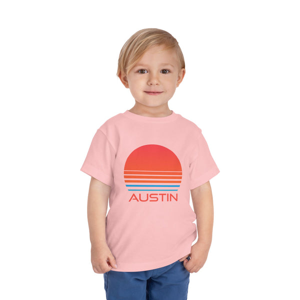 Austin, Texas Toddler T-Shirt - Retro 80s Toddler Austin Shirt