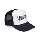 Dallas, Texas Pennant Trucker Hat — Retro Flag Foam Cap-9