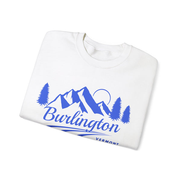 Burlington, Vermont Sweatshirt - Unisex Mountain Burlington Sweatshirt