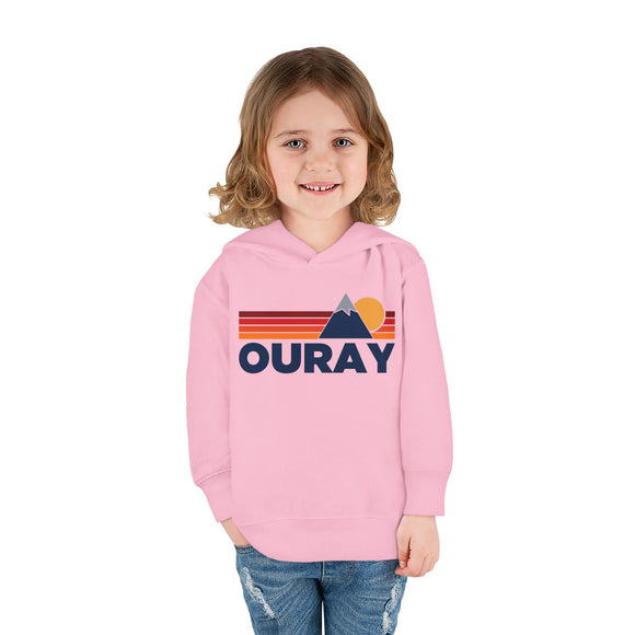 Ouray, Colorado Toddler Hoodie - Unisex Mountain Ouray Pullover Sweatshirt, Kids Hooded Jumper, Colorado Souvenir