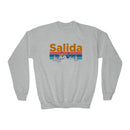 Salida, Colorado Youth Sweatshirt - Unisex Kid's Salida Crewneck Sweatshirt-5