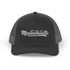 Massachusetts Snapback Trucker Cap - Embroidered Massachusetts Hat