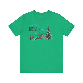 Stowe, Vermont T-Shirt - Retro Ski Mountain Gondola Unisex Stowe Shirt