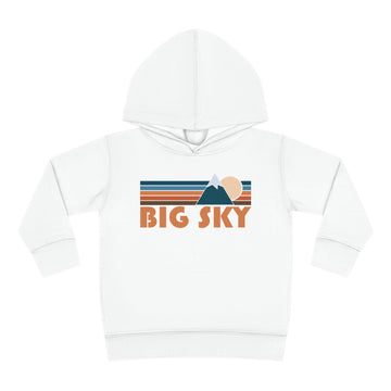 Buy white Big Sky, Montana Toddler Hoodie - Unisex Big Sky Toddler Sweatshirt