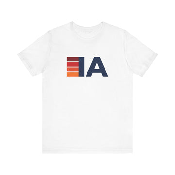 Buy white Iowa Retro Stripes T-Shirt | Iowa State Tee
