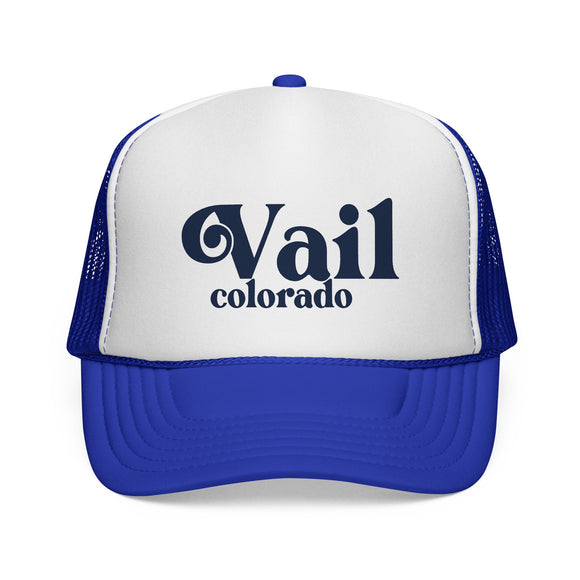 Vail, Colorado Retro Trucker Hat