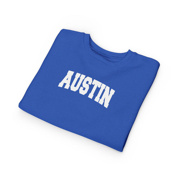 Austin, Texas Toddler Sweatshirt - Austin Toddler Crewneck Sweatshirt