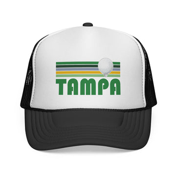 Tampa, Florida Retro Golf Trucker Hat