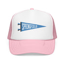 Springfield, Illinois Pennant Trucker Hat — Retro Flag Foam Cap-3