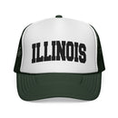 Illinois Retro Collegiate Style Trucker Hat-4
