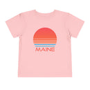 Maine Toddler T-Shirt - Retro 80s Unisex Toddler Maine Shirt-5
