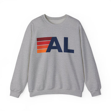 Buy sport-grey Alabama Retro Sweatshirt | Retro Stripes Alabama