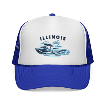 Illinois Wakeboard Boat Trucker Hat