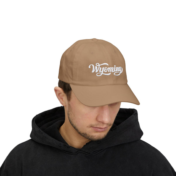 Wyoming Dad Hat - Embroidered Wyoming Classic Dad Cap