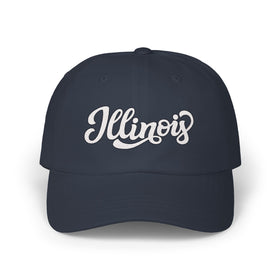 Illinois Dad Hat - Embroidered Illinois Classic Dad Cap