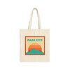 Park City, Utah Tote Bag, Cotton Canvas Tote Bag, Reusable Shopping Bag, Eco-Friendly Tote, Park City, Utah Gift